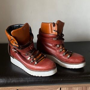 Zara mountaineer boots